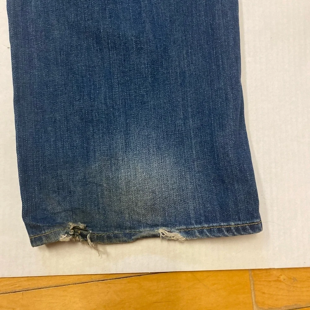 True Religion Dark Blue Relaxed Bootcut Jeans 38x32